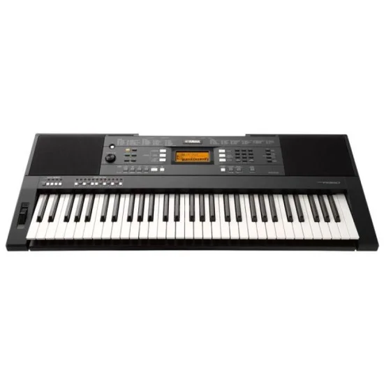 Yamaha (PSR-A350) Portable Keyboard With 61 Keys Piano – Black